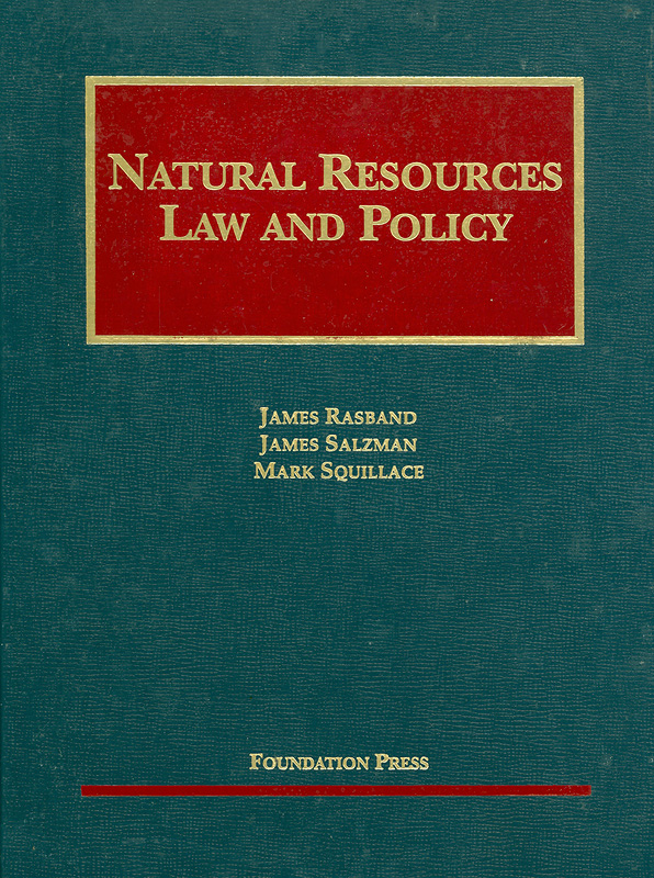  Natural resources law and policy 