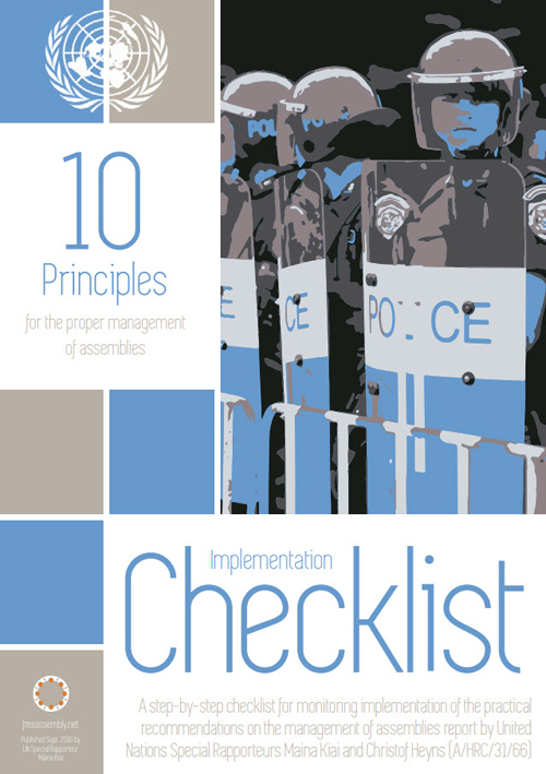  10 Principles for the proper management of assemblies : implementation checklist