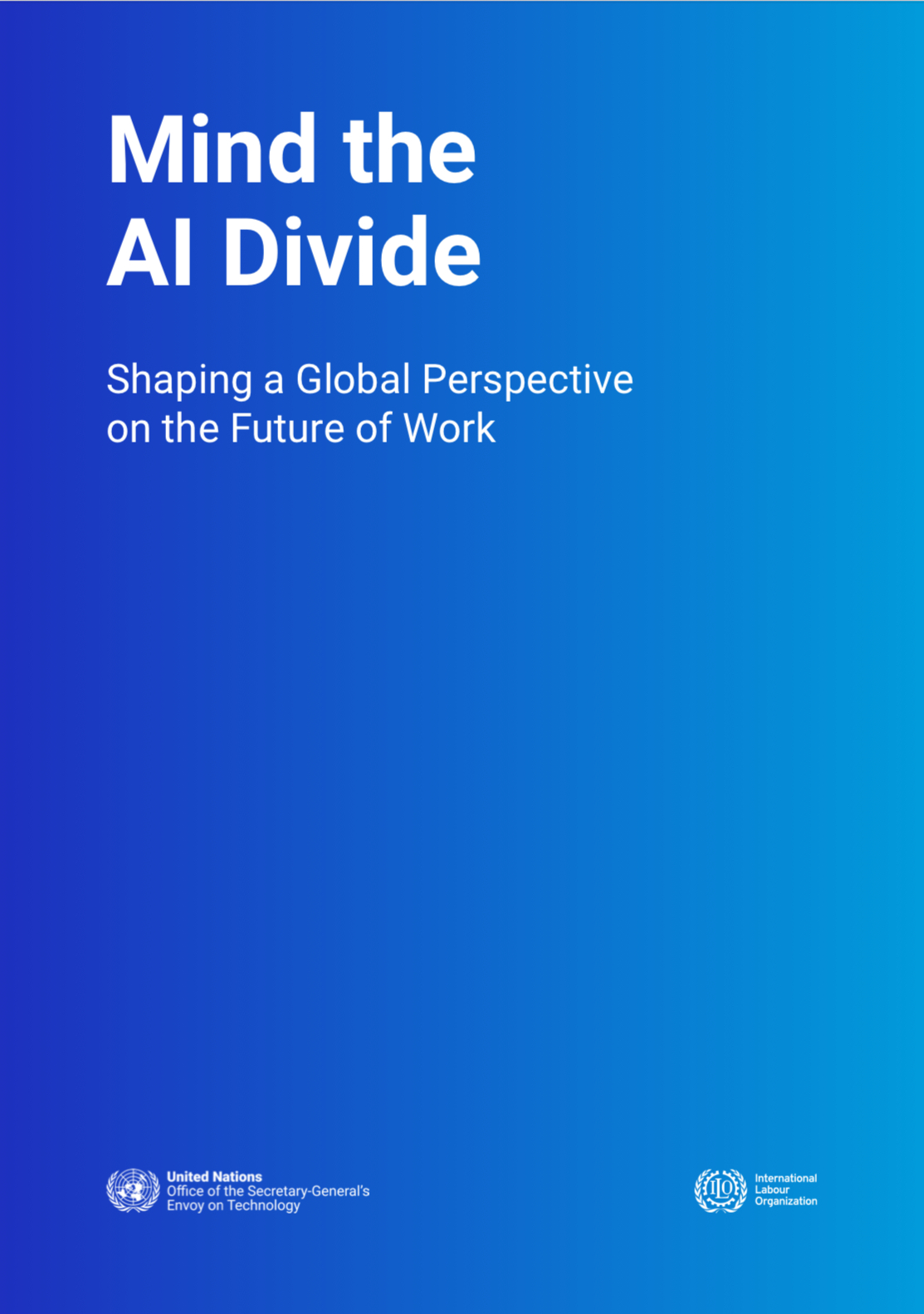  Mind the AI divide : Shaping a global perspective on the future of work