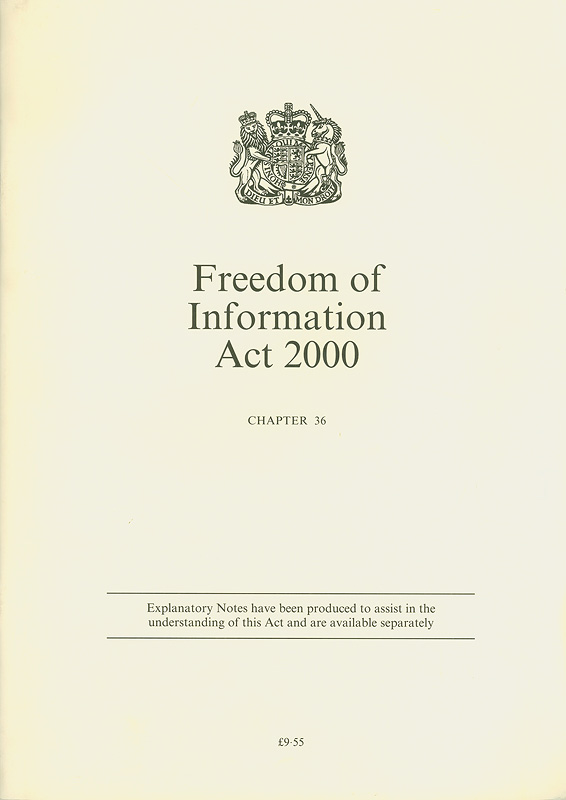  Freedom Of Information Act 2000 : chapter 36