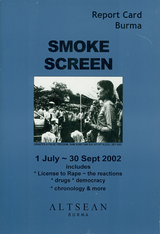  Report card Burma : 1 July - 30 Sept 2002 