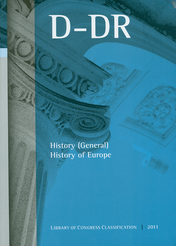  Library of Congress classification.D-DR : History (general), History of Europe 