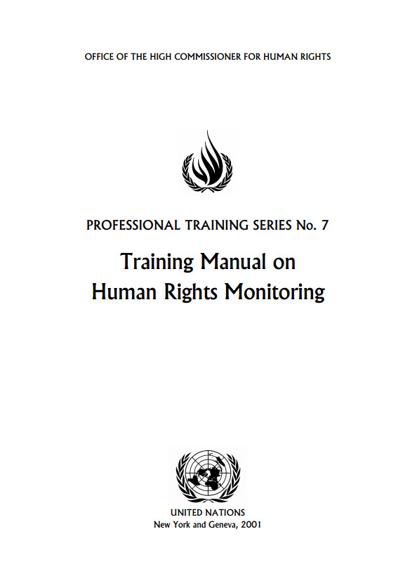  Training manual on human rights monitoring